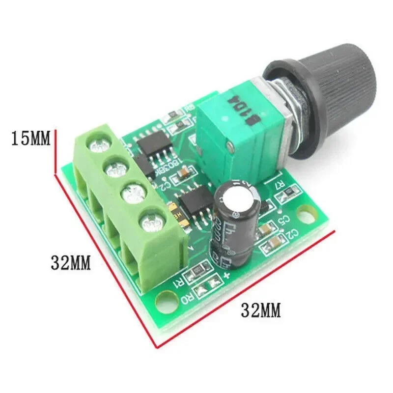 DC-Motor 1,8V 3V 5V 6V 12V PWM Einstellbarer Geschwindigkeitsregler – Bild 3