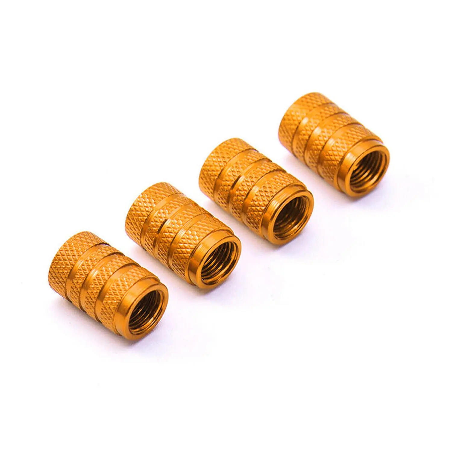 Universal Auto Rad Reifen Ventil Stem Caps Staub Abdeckungen Aluminium Reifen Rad Stem Luft Ventil (4 Stück)