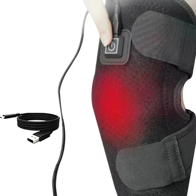 Elektrisches Knieheizkissen - Ein USB-betriebener Wärmegurt für die Knie, geeignet für Gelenke