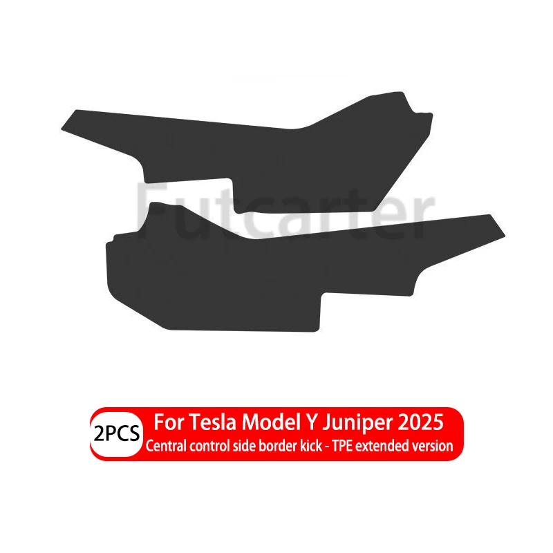 Tesla Model YL Y Juniper 2025: Wasserdichte TPE-Seitenschutzmatte für die Mittelkonsole - Vollständiger Schutz