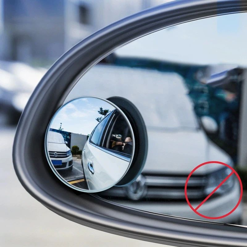 Auto-Rückspiegel für den toten Winkel, Weitwinkel, 360-Grad-verstellbar, kleiner runder Spiegel