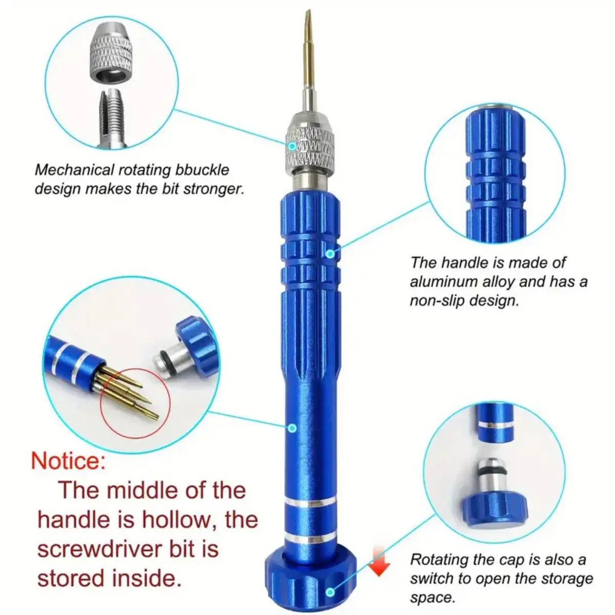 5-in-1-Multifunktions-Klein-Schraubendreher-Set, Reparaturwerkzeug – Bild 6