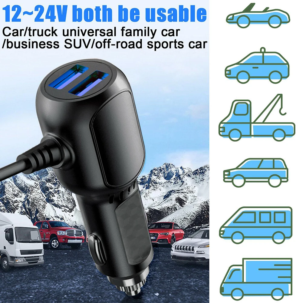 3-typen Ladekabel Dash Cam Auto Ladegerät Mini USB Kabel Micro USB – Bild 4