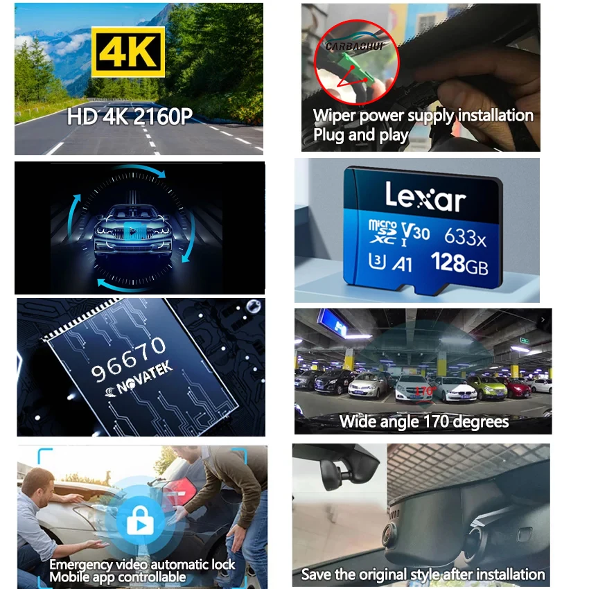 Neu! Dash Cam 4K für Polestar 2 Polestar2 2026 2025 2024 2023 2022 – Bild 6