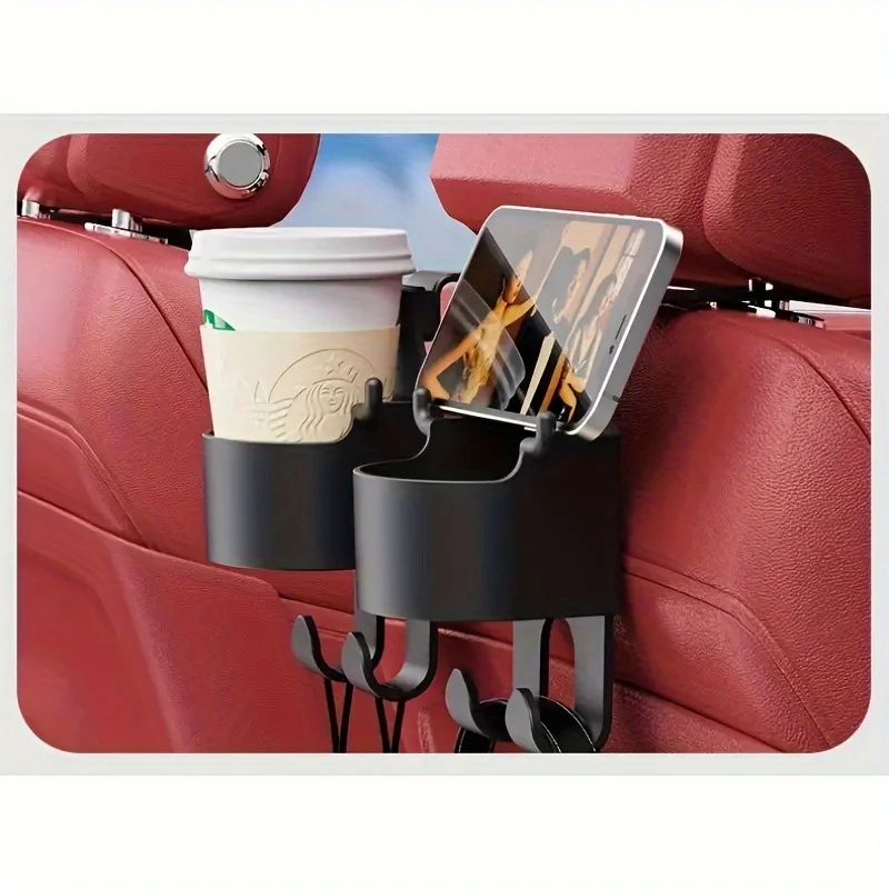 1/2 Multifunktionales Auto-Aufbewahrungsregal mit Haken – Bild 4