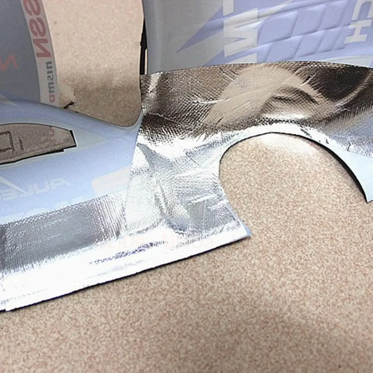 RC-Karosserie, verstärktes Folienband für RC-Schiene – Bild 4