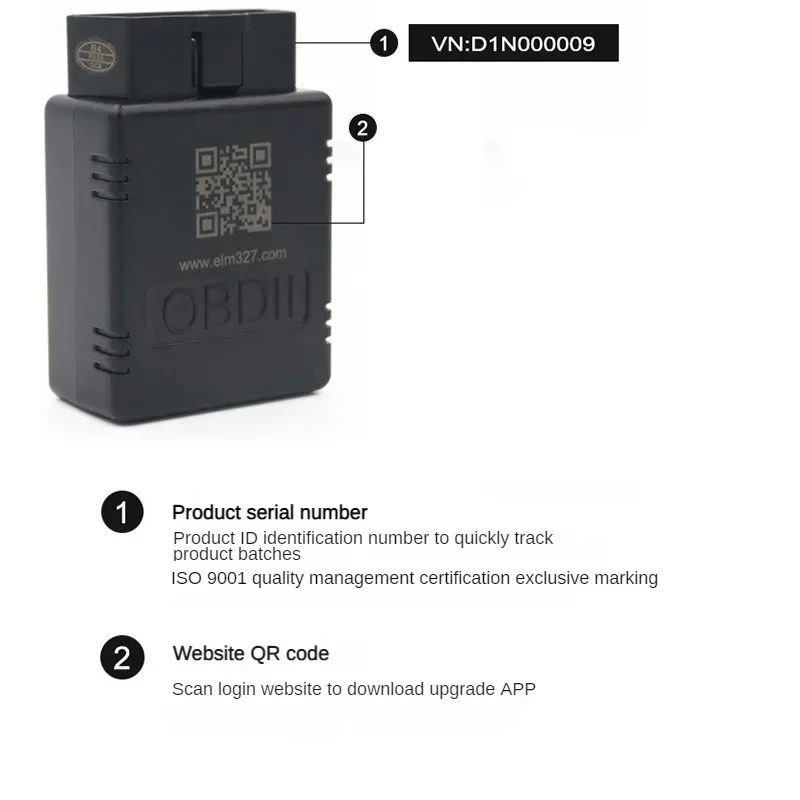 Bluetooth-Kompatibel Auto OBD2 Scanner Elm327 V1.5 Code Reader OBDII – Bild 5