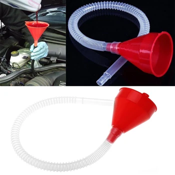 Universal Auto Tanken Trichter Teleskop Füllung Trichter Auto Motorrad Motor Benzin Öl Trichter