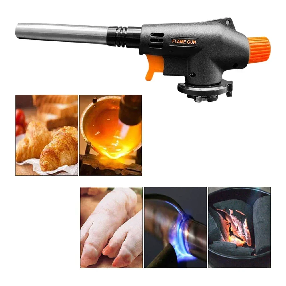 Outdoor Camping Schweißen Gasbrenner Flammenbrenner BBQ Kochen Zündung – Bild 2