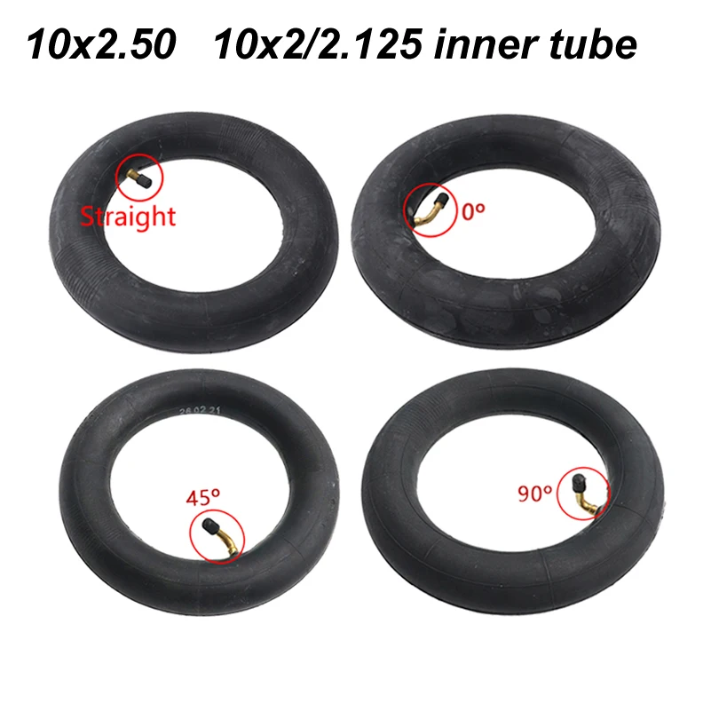 10 Zoll 10x2/2,125 10x2,50 Innenrohr für 10x2 255x80 10x3,0 80/65-6 Reifen Elektroroller Laufrad Reifen