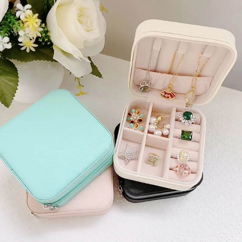 Tragbare Schmuck-Aufbewahrungsbox, 2023, neue High-End-Exquisite – Bild 6