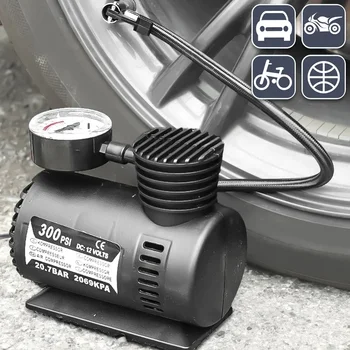 12V 300PSI Elektrischer Mini-Luftkompressor Auto Elektrische Reifen-Luftpumpe Elektrische Luftpumpe