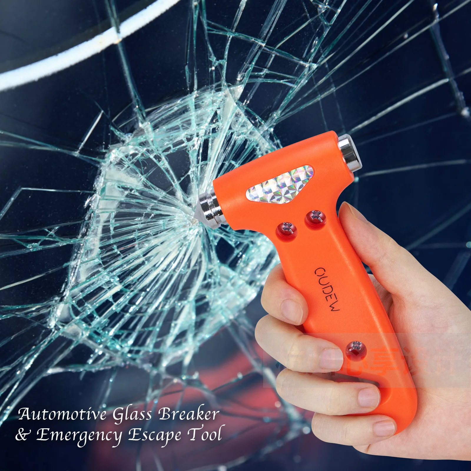 Auto-Notfallhammer, Fensterbrecher, Gurtschneider, Fahrzeugsicherheits-Rettungswerkzeug