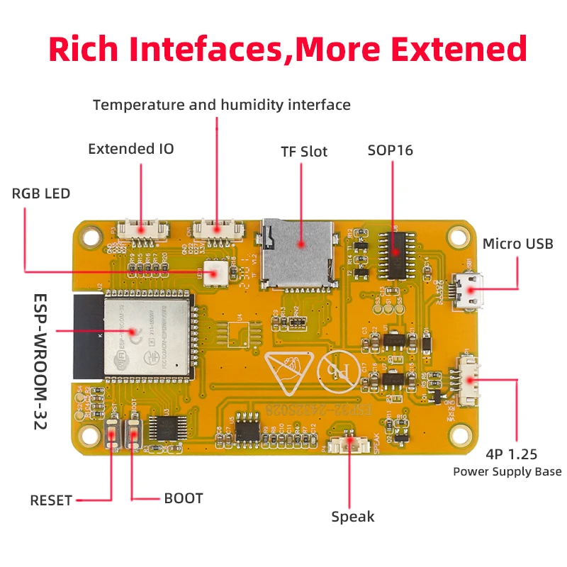 ESP32 MCU 2,8 Zoll Smart Display für Arduino LVGL WIFI Bluetooth Touch – Bild 2