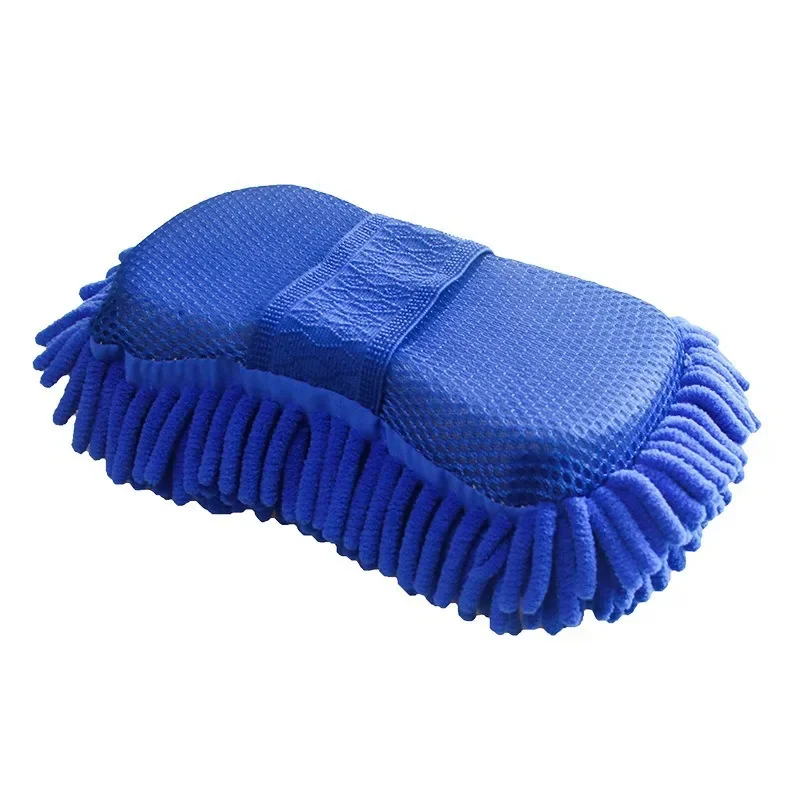 Auto-Wasch-Mikrofaser-Chenille-Schwamm, Pflegebürste, Waschpad, Waschtuch, Auto-Handschuhe, Styling-Zubehör