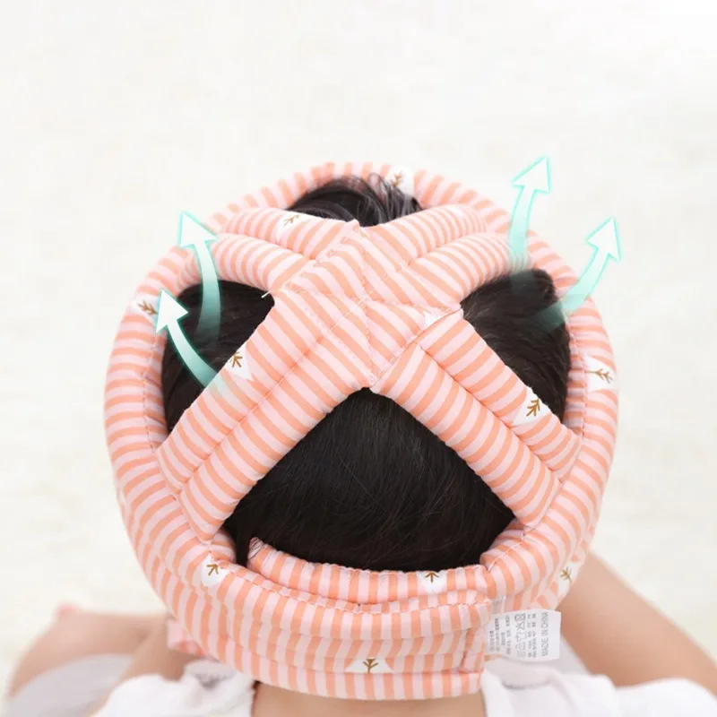 Säugling Kleinkind Cartoon Mesh Schutzhelm Baby Kinder Kopfschutz Hut – Bild 3