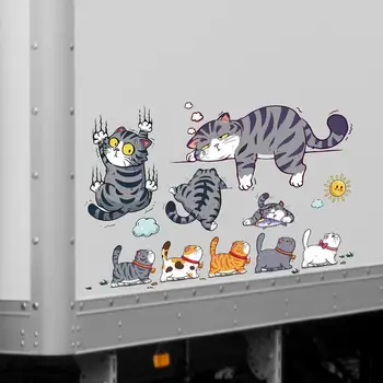 Lustige Auto Aufkleber Katze Klettern Haustier Tier Styling Aufkleber Auto Scratch Abdeckung Dekoration