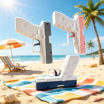 Sommer-Wasserpistole, nicht elektrisch, Hochdruck, vollautomatisch, Wasserschießspielzeug für Kinder, Jungen