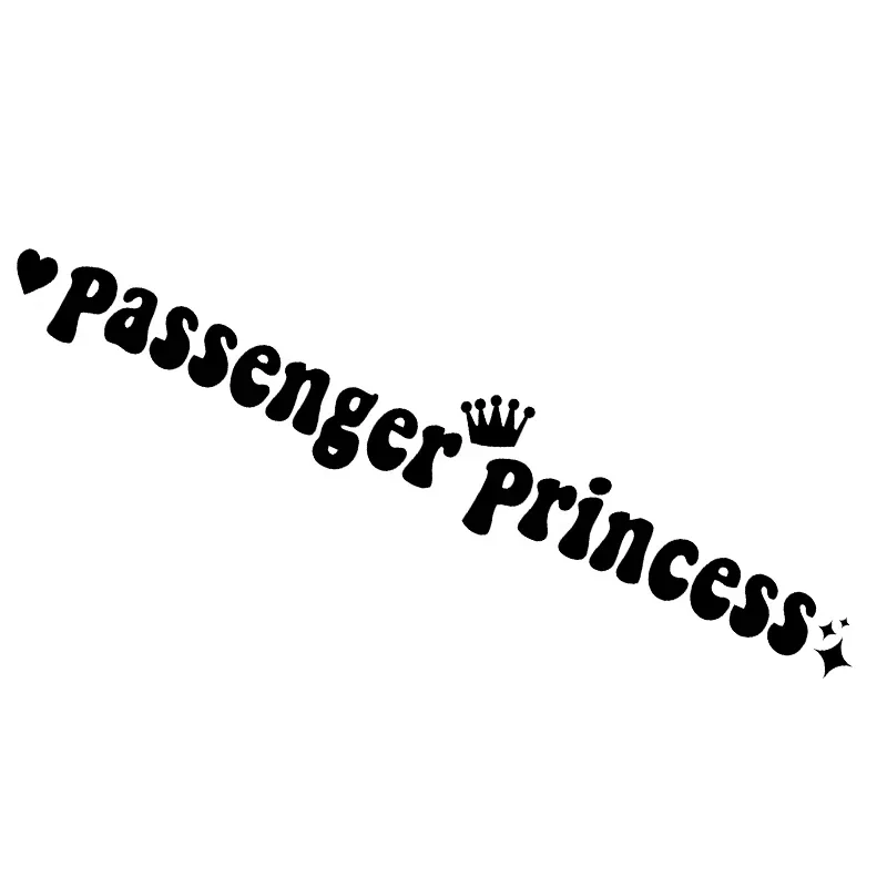 15*2,3 CM Beifahrer Prinzessin Auto Aufkleber Lustige Kreative – Bild 5