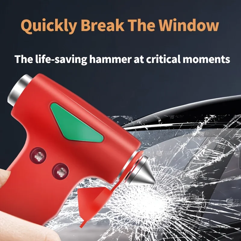 Notfall-Auto-Sicherheitshammer mit Sicherheitsgurtschneider, Fensterbrecher, ABS-Material, schnelles