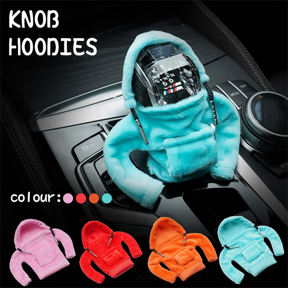Mode Hoodie Auto Schaltknauf Abdeckung manuellen Griff Schalthebel Dekoration Hoodie Abdeckung automatische