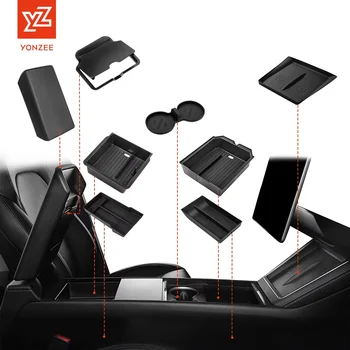 Tesla Model 3/Y/YL Highland Juniper 2026 Mittelarmlehne Versteckter Aufbewahrungsbox Getränkehalter
