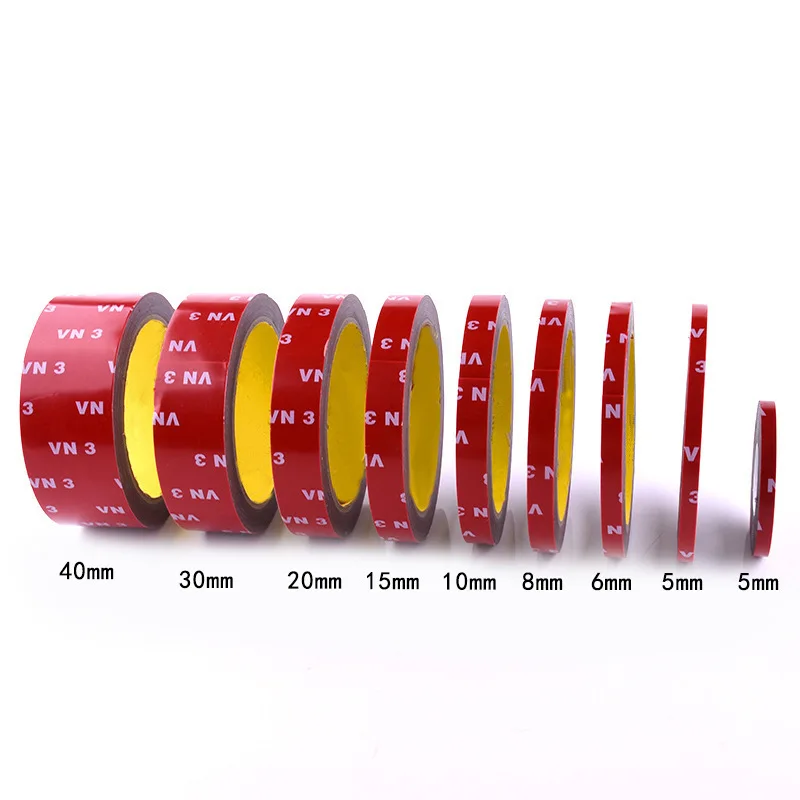 300 Meter starkes doppelseitiges Klebeband, Acrylschaum-Klebeband, Aufkleber für Auto, Zuhause, Innenbereich