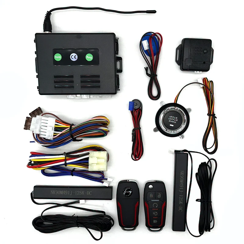 Schlüsselloses Autostart-System mit Zentralverriegelung, Komplettes – Bild 4