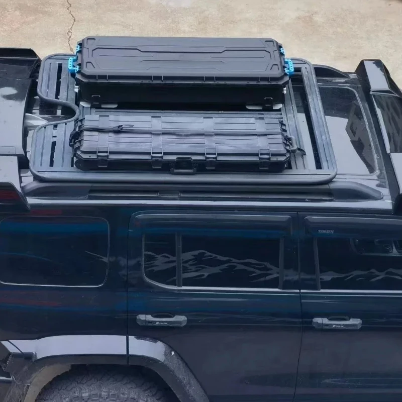 Auto-Dachbox, 88-Liter-Gepäckbox, Dachträger, Dachaufbewahrung – Bild 6