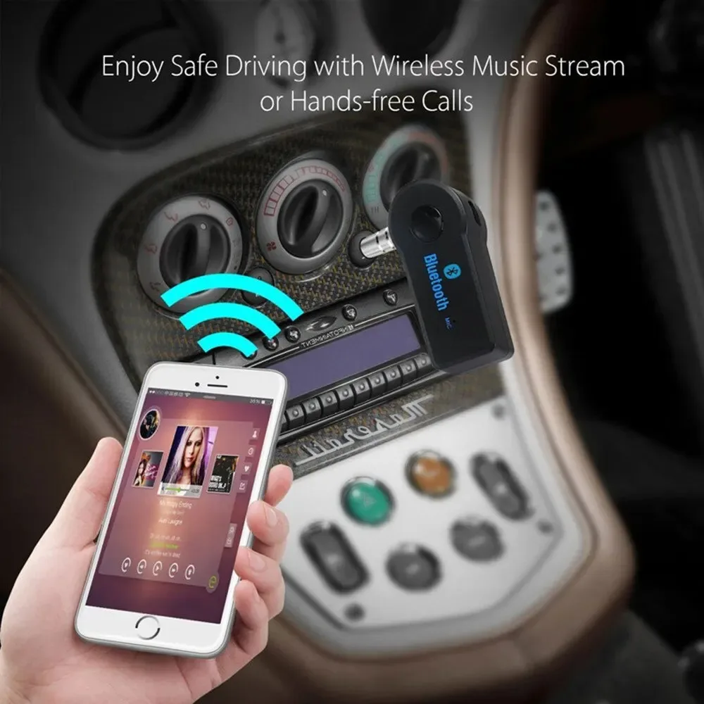 3,5-mm-Klinkenstecker, kabelloser Bluetooth-Transceiver-Adapter – Bild 5