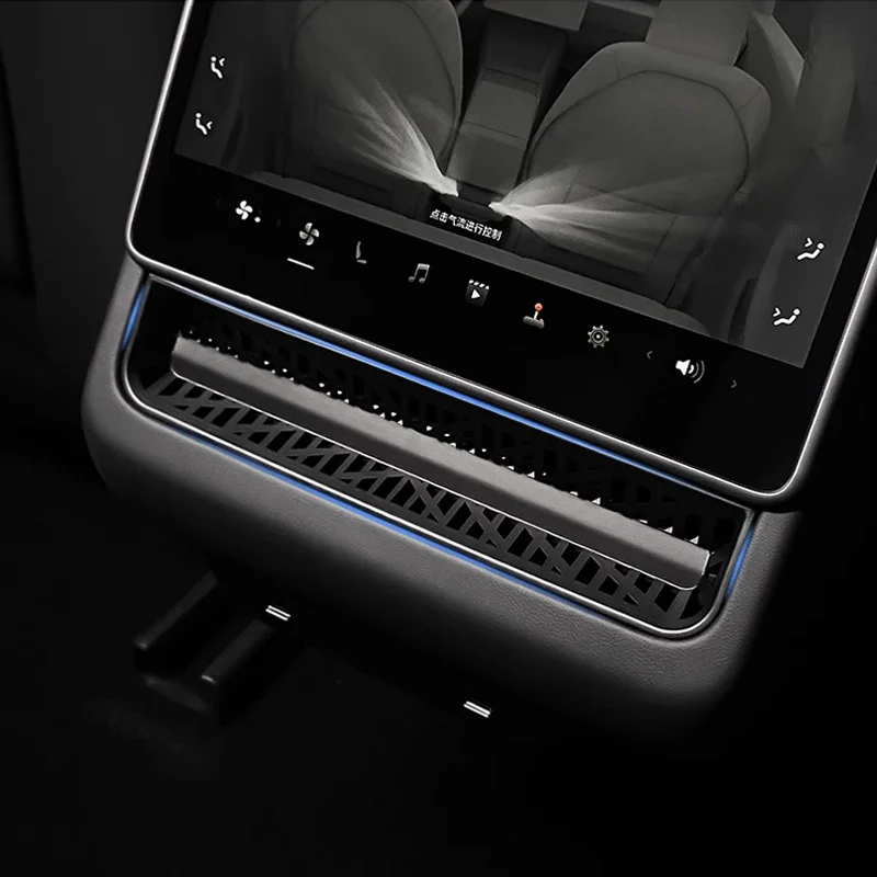 Tesla Model Y Juniper Zubehör 2025 2026 Hintere Luftauslassabdeckung – Bild 5