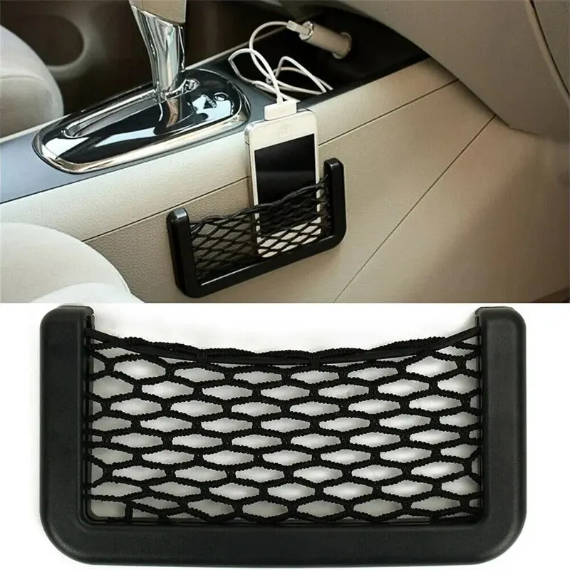 Auto Sitz Seite Innen Zurück Kleinigkeiten Tasche Mesh Lagerung Tasche Telefon Net Tasche Halter Auto Lagerung