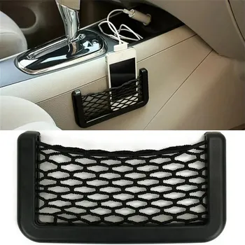 Auto Sitz Seite Innen Zurück Kleinigkeiten Tasche Mesh Lagerung Tasche Telefon Net Tasche Halter Auto Lagerung