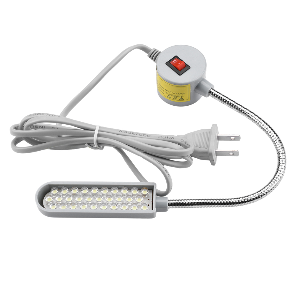 30 LED-Arbeitsleuchte für den Schreibtisch, magnetische Basisleuchte, Nähmaschinenleuchte mit Magnet