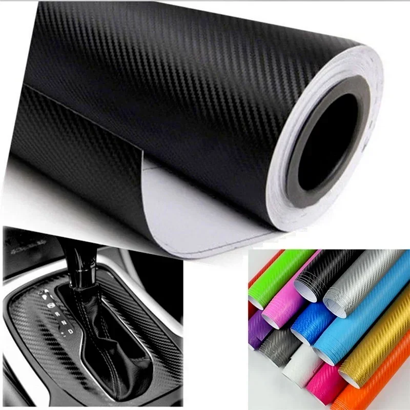 15x127cm Auto 3D Carbon Faser Rolle Film Aufkleber DIY Vinyl Film Auto – Bild 4