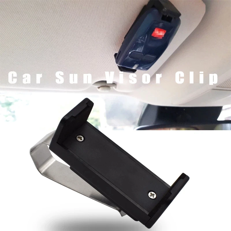 Auto-Sonnenblende-Clip-Halter, Tor-Fernbedienung, 47-68 mm, für Garagentorsteuerung, Auto-Schlüsselanhänger