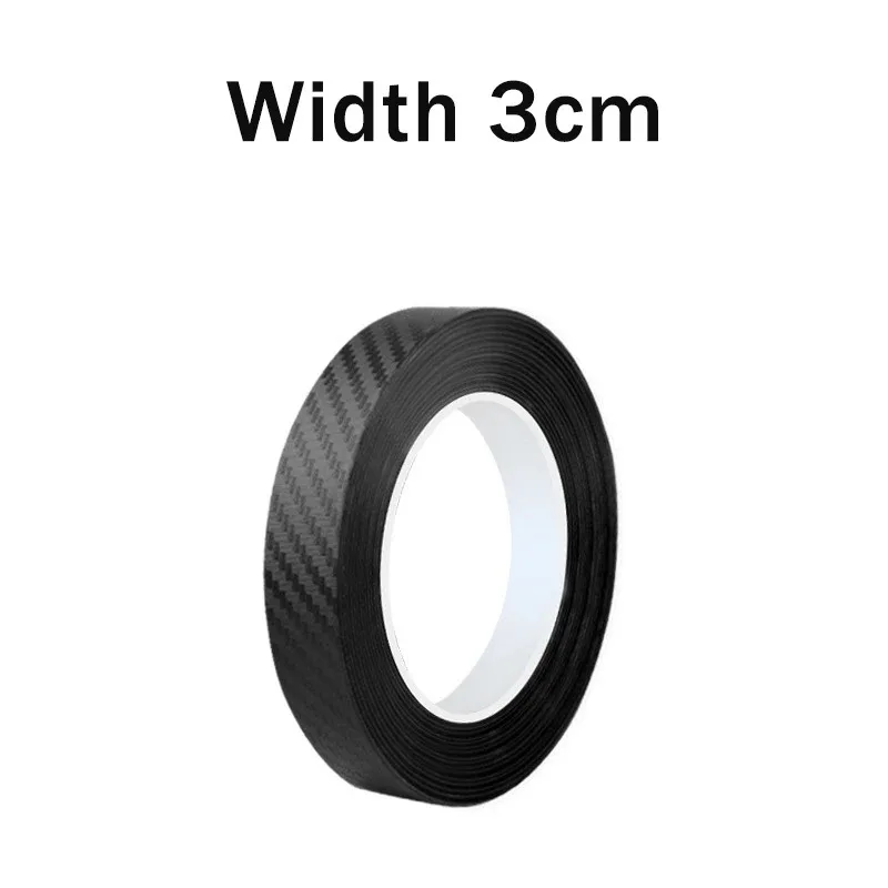 Nano Carbon Faser Auto Aufkleber Paste Schutz Streifen DIY Automotive Schutz Film Auto Tür Sill Seite Spiegel