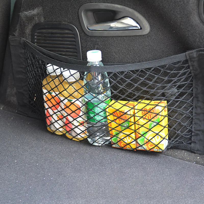 Auto Sitz Zurück Organizer Stamm Net Mesh Tasche Elastische String Net – Bild 6