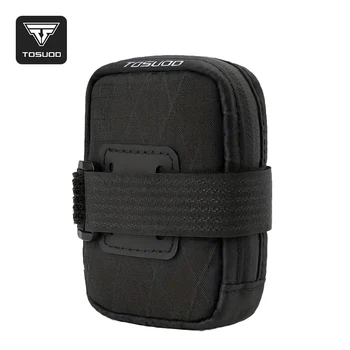 TOSUOD Mini leichte Fahrrad-Hecktasche, tragbare Fahrradaufbewahrung, kleine Werkzeugtasche für Rennrad
