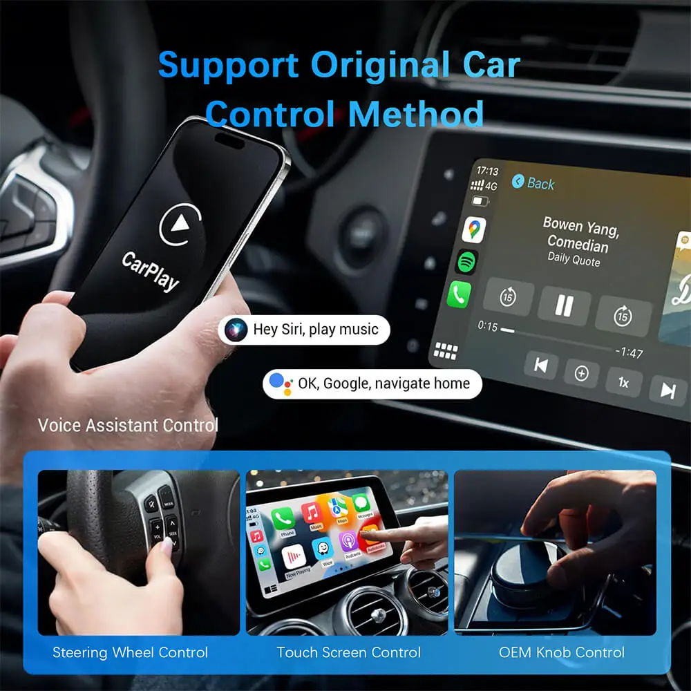 2in1 verkabelt mit kabellosem CarPlay-Android-Auto-Adapter – Bild 6
