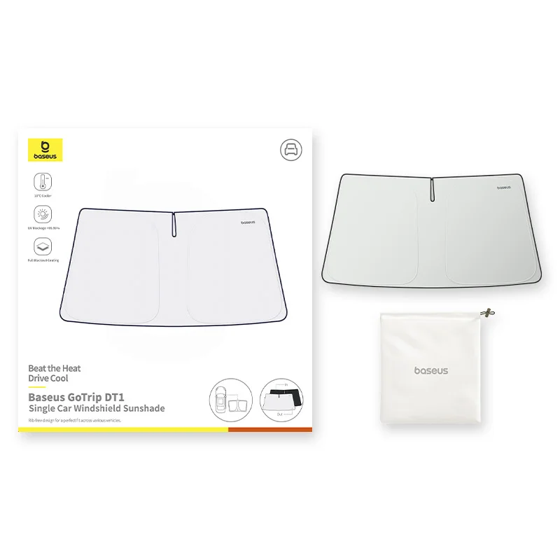 Baseus DT1 Auto-Sonnenschutz, Windschutzscheibenabdeckung, zusammenklappbar, Auto-Frontscheibe