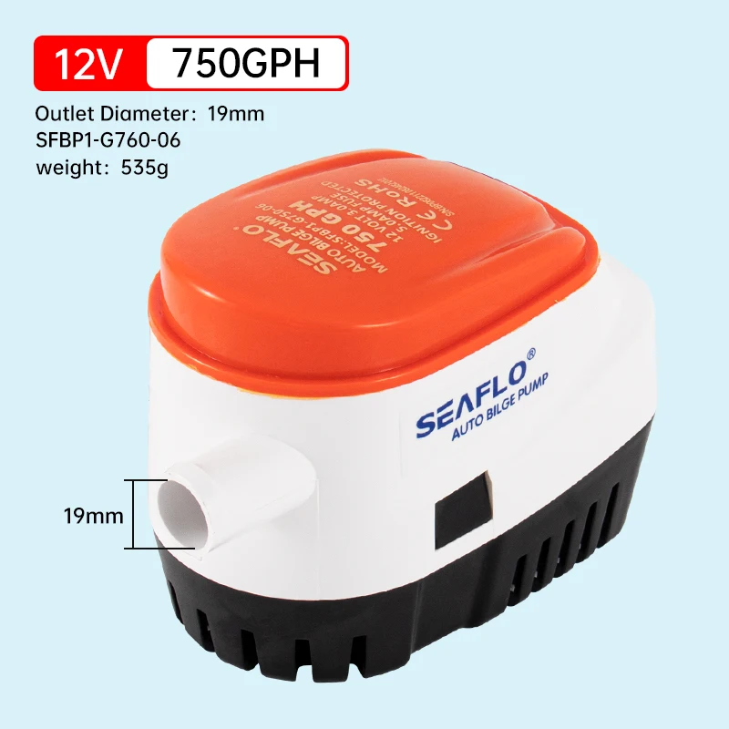 Meerwasser pumpe kleine Bilgen pumpe 12 v24v Yacht Entwässerung schnelles Boot DC Tauch pumpe Bilge