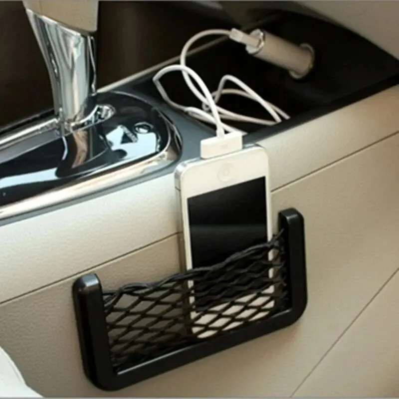 Auto Sitz Seite Innen Zurück Kleinigkeiten Tasche Mesh Lagerung Tasche – Bild 5