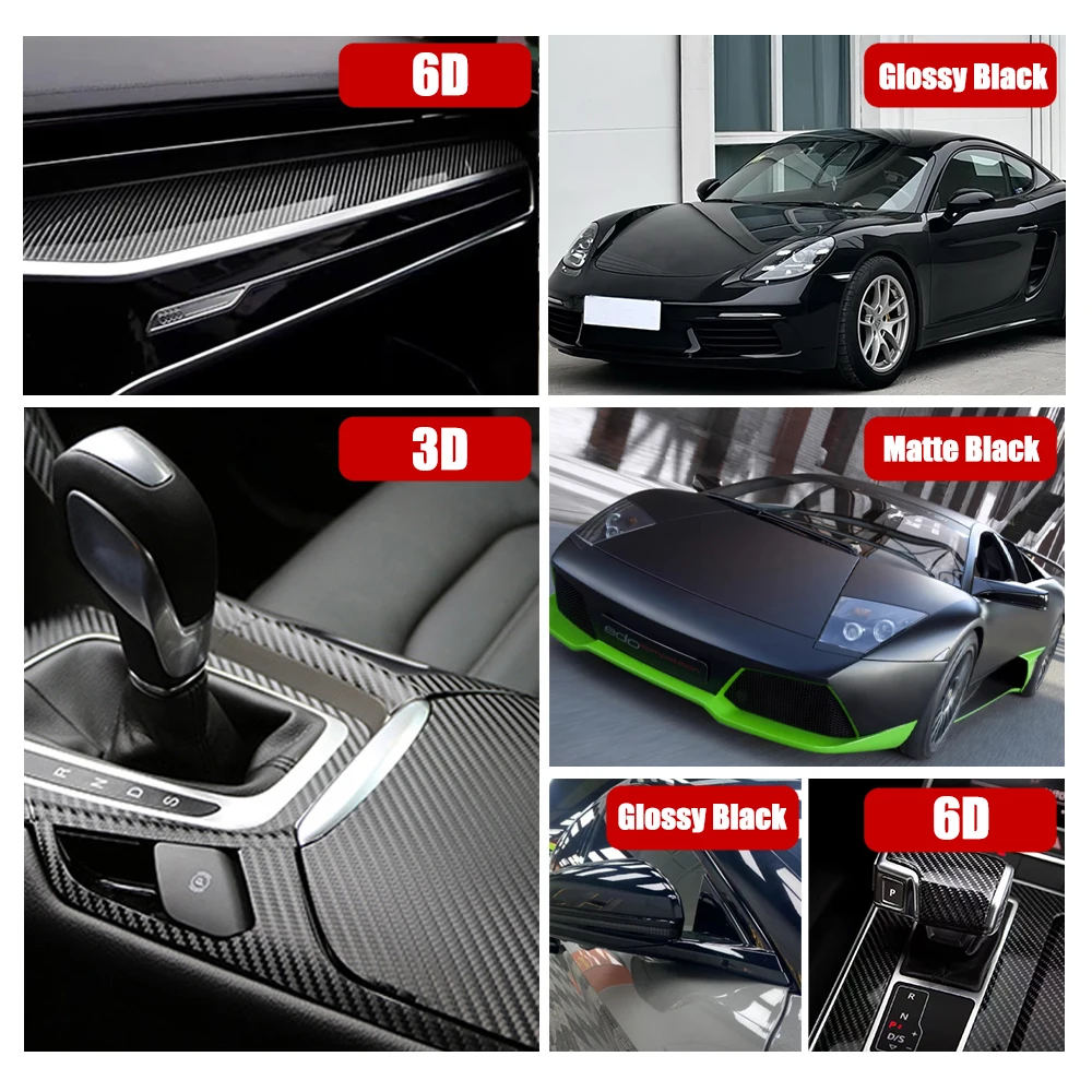 Hochglanz-Rückspiegel-Folierung Auto-Tuning-Aufkleber Auto-Styling – Bild 5