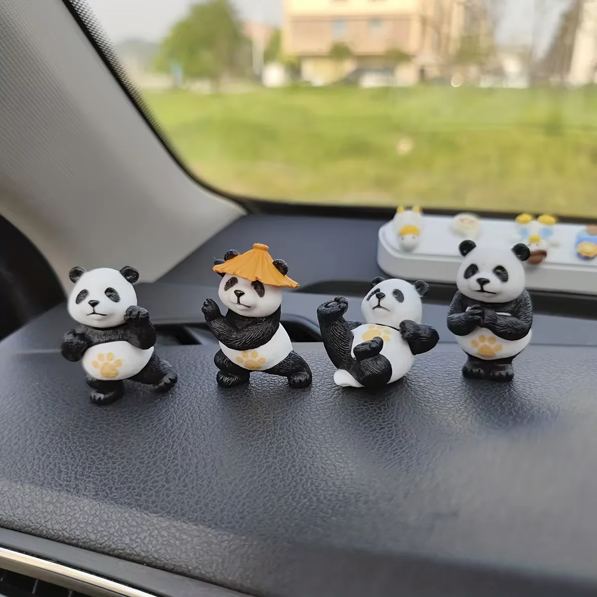 Panda Design Auto Ornamente Auto Center Konsole Ornamente (4 Stück) – Bild 4
