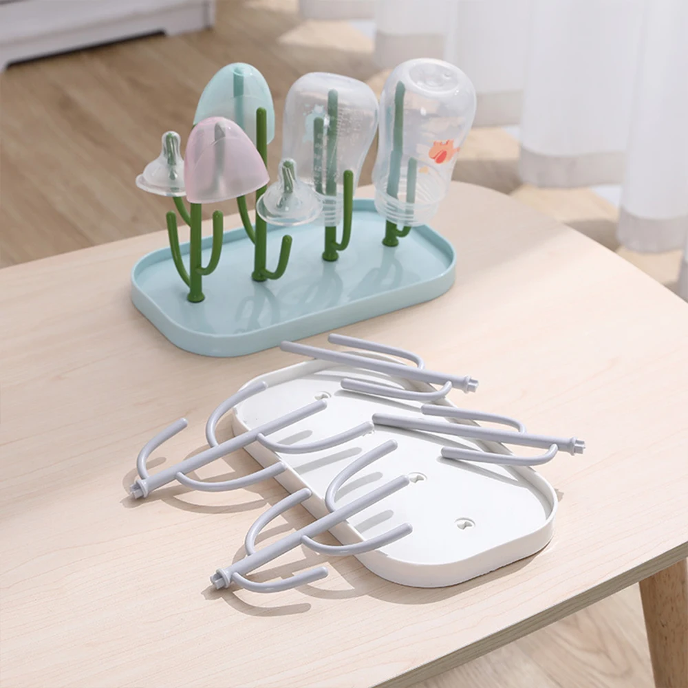 Abtropfgestell für Milchflaschen in Babybaumform, staubdichter – Bild 2