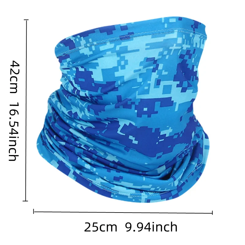Outdoor Ice Silk Sonnenschutz Lätzchen Frühling und Sommer Motorrad – Bild 6