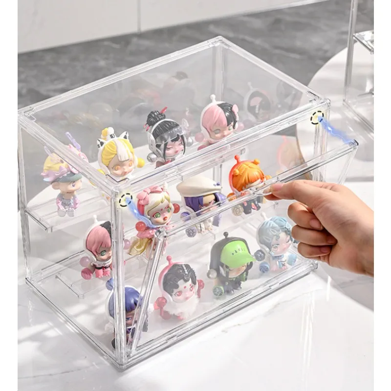 Klare Displaybox für Fingures, faltbare Spielzeugvitrine aus klarem – Bild 5