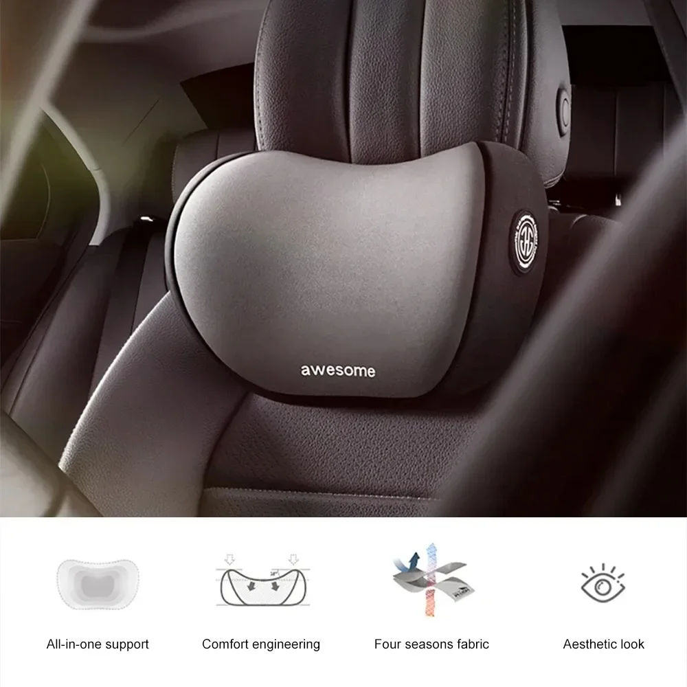 Memory Foam Auto Nacken Kissen Schützende Lenden Zurück Unterstützung – Bild 5