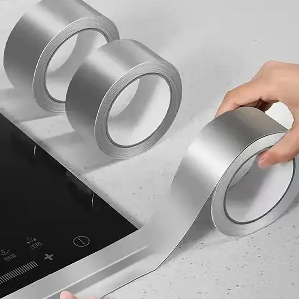 Aluminiumfolie Hochtemperatur-Klebeband für Kochfeld, selbstklebend – Bild 2